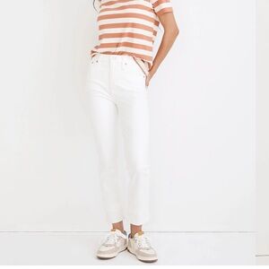 Madewell Curvy Perfect Vintage Jean White
